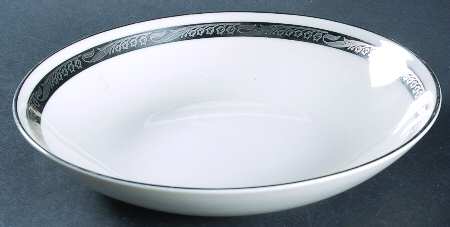Bridal Wreath No Color Band Coupe Soup Bowl