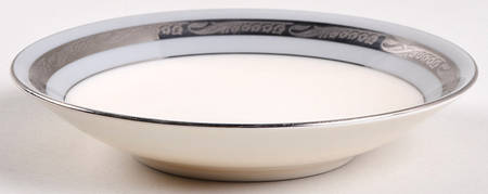 Bridal Wreath Gray Fruit/Dessert (Sauce) Bowl