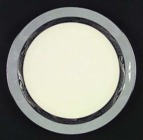 Bridal Wreath Gray Coupe Soup Bowl