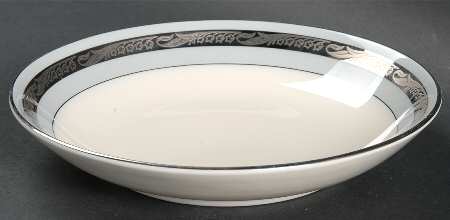 Bridal Wreath Gray Coupe Cereal Bowl