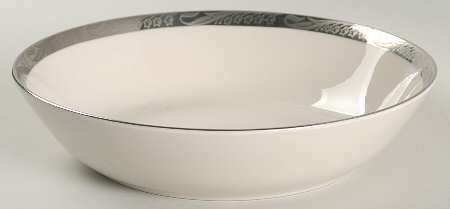 Bridal Wreath No Color Band 8" Round Vegetable Bowl