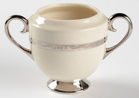 Bridal Wreath No Color Band Mini Sugar Bowl No Lid