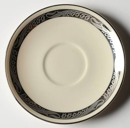 Bridal Wreath No Color Band Saucer for Irish Coffee Cup