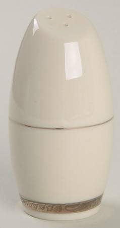 Bridal Wreath No Color Band Pepper Shaker