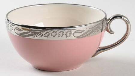 Bridal Wreath Rose Flat Cup