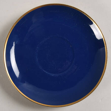 Sylvan-California Cobalt Blue Saucer