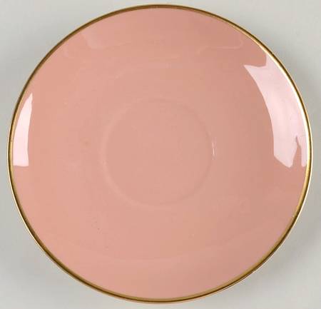 Sylvan-California Coral (Rim) Saucer for Footed Cup
