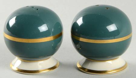 Sylvan-California Teal Green (Rim) Salt & Pepper Set