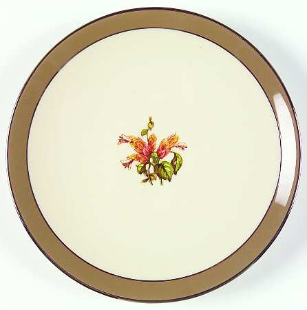 Cambria Cocoa (Platinum Trim) Coupe Bread & Butter Plate
