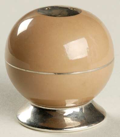 Platinum Cocoa (Rim) Salt Shaker
