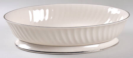 Cellino (Platinum) 9" Oval Vegetable Bowl
