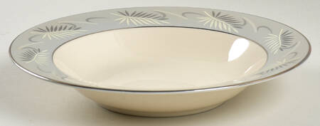 Continental Grey Rim Soup Bowl