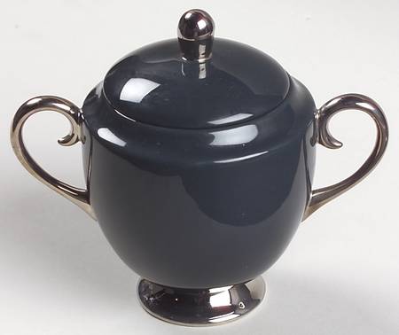 Contessa Black Mini Sugar Bowl & Lid