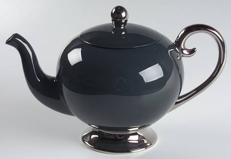 Contessa Black Small Teapot & Lid