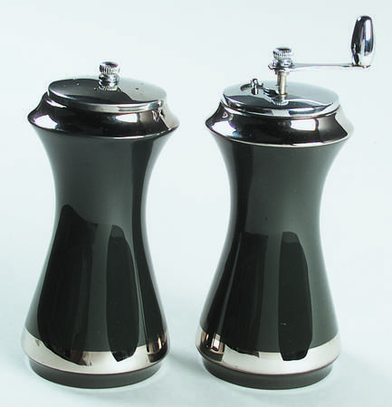 Contessa Black Salt Mill & Pepper Mill Set
