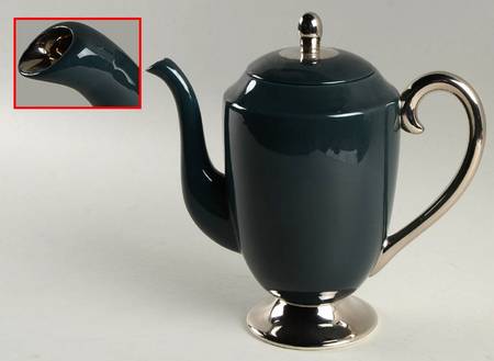 Contessa Black Small Coffee Pot & Lid