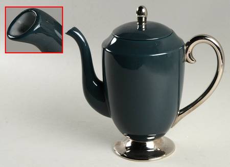 Contessa Black Small Coffee Pot & Lid
