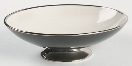 Contessa Black Round Compote (Height X Width)