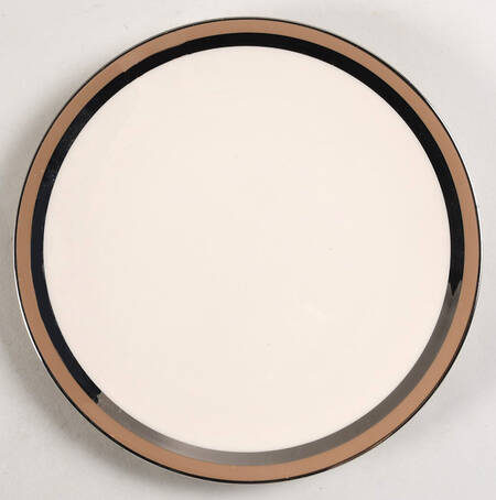 Contessa Cocoa (Platinum Trim, Coupe) Salad Plate
