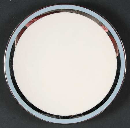 Contessa Gray (Platinum Trim, Coupe) Bread & Butter Plate