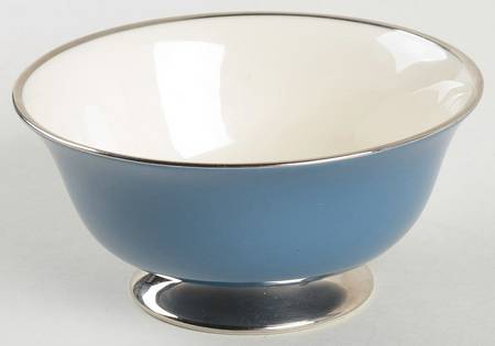 Contessa Mystic Blue (Platinum Trim, Coupe) Open Sugar Bowl