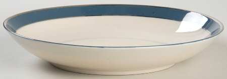 Contessa Mystic Blue (Platinum Trim, Coupe) Coupe Cereal Bowl