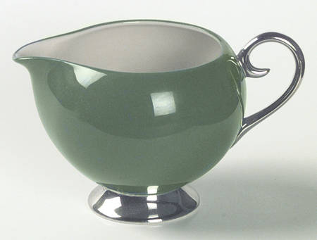 Contessa Teal Green (Platinum Trim, Coupe) Creamer