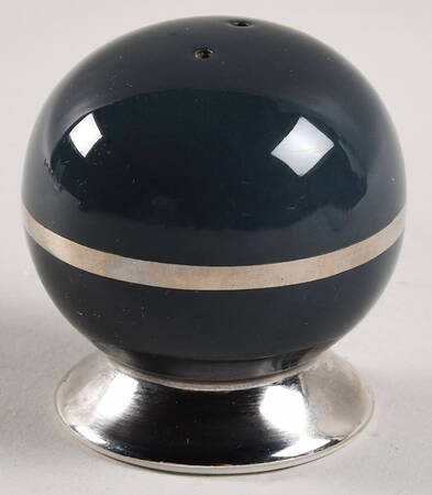 Contessa Teal Green (Platinum Trim, Coupe) Salt Shaker