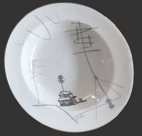 Conversation Rim Soup Bowl