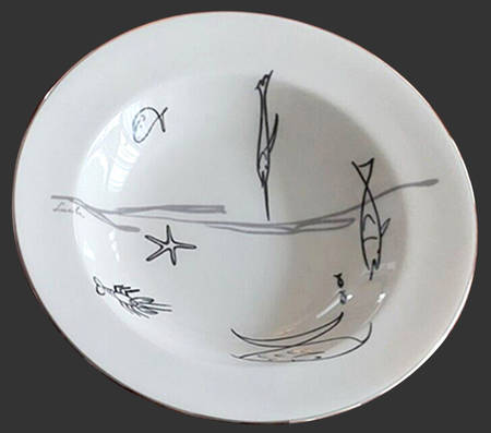 Conversation Rim Soup Bowl