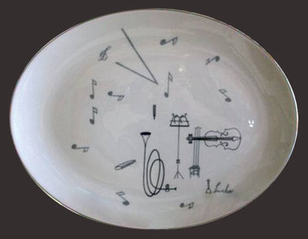 Conversation 14" Oval Serving Platter