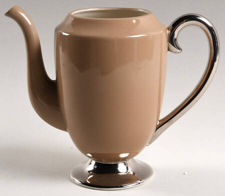 Cocoa Rose (Rim) Small Coffee Pot No Lid