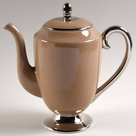Cocoa Rose (Rim) Small Coffee Pot & Lid