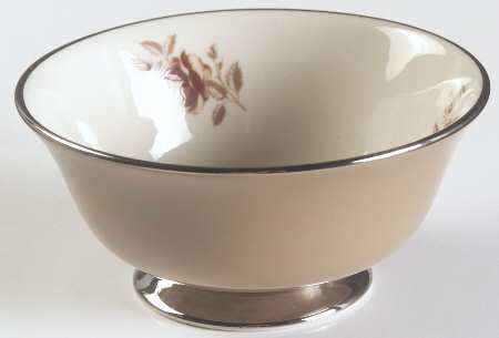 Cocoa Rose (Rim) Coupe Cereal Bowl