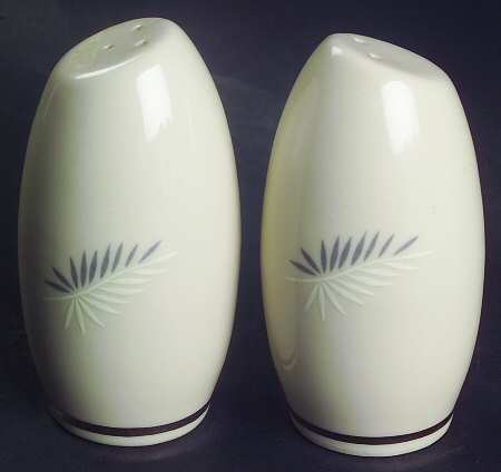 Continental White (Coupe) Salt & Pepper Set