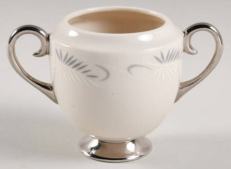 Continental White (Rim) Mini Sugar Bowl No Lid