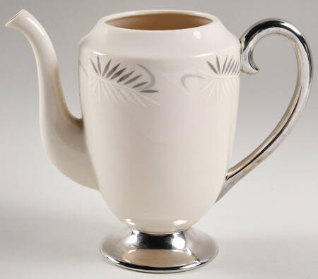 Continental White (Rim) Coffee Pot No Lid