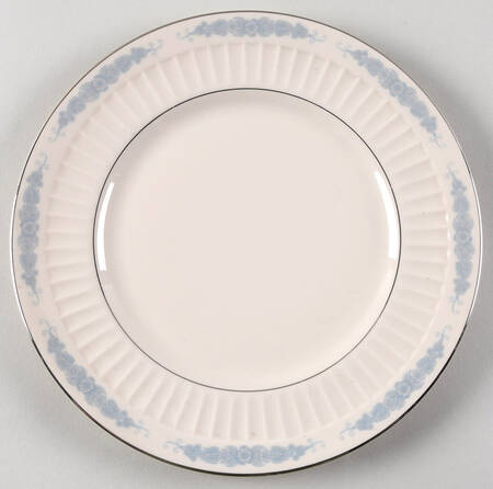 Crissy Rose Blue Salad Plate
