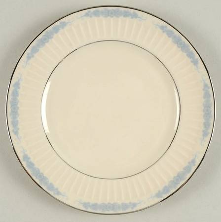Crissy Rose Blue Bread & Butter Plate