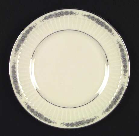 Crissy Rose Gray Salad Plate