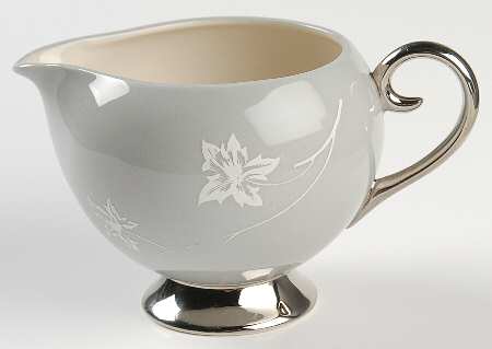 Damask Leaf Grey Creamer
