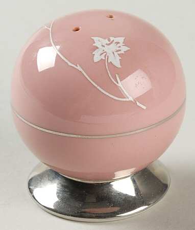 Damask Leaf Pink Salt Shaker