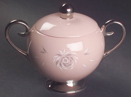 Daybreak Pink Sugar Bowl & Lid