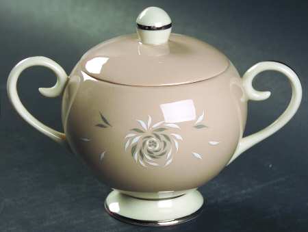 Daybreak Tan Sugar Bowl & Lid