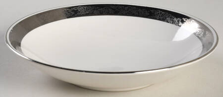 Elegante (Platinum Trim, Coupe Shape) Fruit/Dessert (Sauce) Bowl