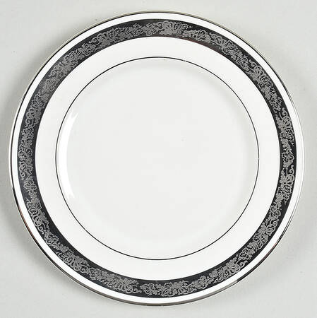 Elegante (Platinum Trim, Rim Shape) Bread & Butter Plate