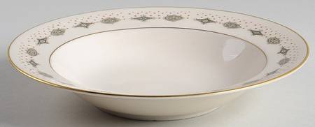 Empress No Color Band (Gold Trim, Rim) Rim Soup Bowl