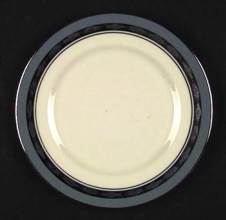 First Lady Peacock (Platinum Trim, Rim) Bread & Butter Plate