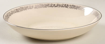 Florentine No Color Band (Platinum Trim, Coupe) Coupe Soup Bowl
