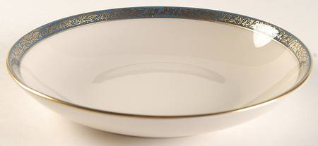 Florentine Mystic Blue (Gold Trim, Coupe) Coupe Soup Bowl